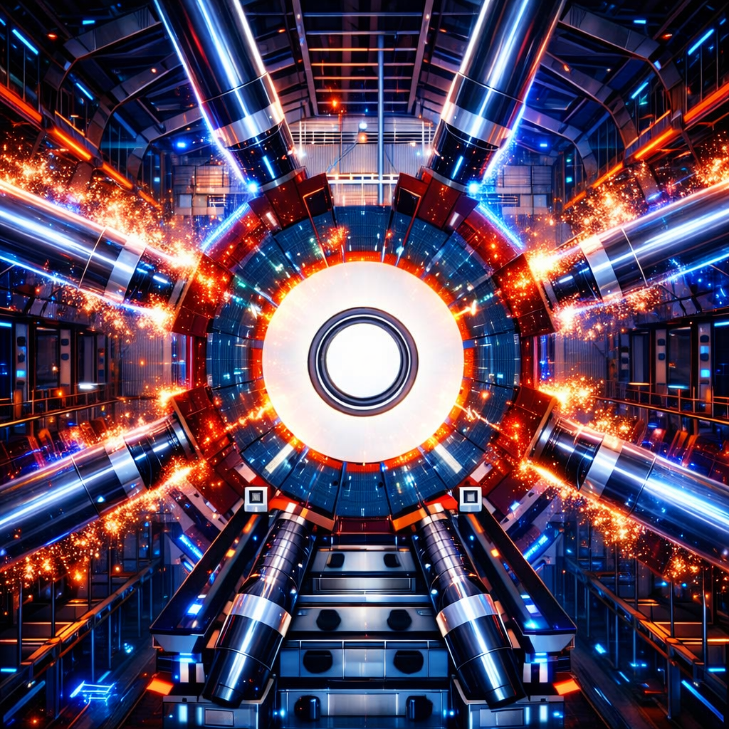 Animation 3D CERN ATLAS scénarisation visuelle